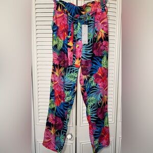 Floral Women's Pants - Multicolor